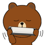 ハーモニカ好きのブラウン＆コニー