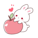 ゆるっとうさりんご