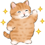 いろんなポーズ☆猫たちのスタンプ