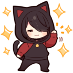 黒猫少年★LINEスタンプの日