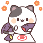 感情豊かなくろぶちにゃんこ