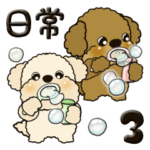 プードル犬 3『いつもの言葉』