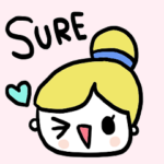 nenerinシンプル日常会話スタンプ552英語