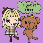 nenerinシンプル日常会話スタンプ550英語