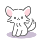 ふわふわチワワのスタンプ