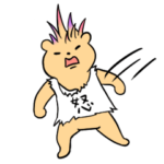 毎日くまスタンプ ロックバージョン