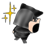 真実を語る黒子・黒子ちゃんスタンプ２