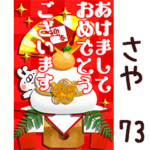 専用73<一生使える正月>