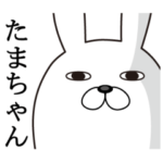 たまちゃんが使う面白名前スタンプ