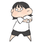 文字なし　おんなのこ。