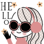 動く！大人ガーリーおしゃかわスタンプ♡冬