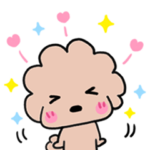 トイプードルのビビ♡LINEスタンプの日♡