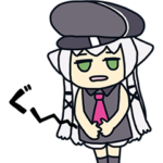 ゆるティナのジト目スタンプ／ふぁるこむ