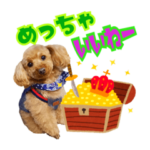 トイプードル♡ラムちゃんのスタンプ