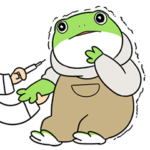 病院へ行くカエルの大五郎 RE