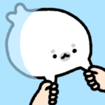 動く！ゆるいアザラシさん