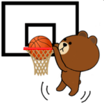 バスケ好きのブラウン＆コニー