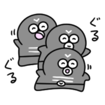 「お昼のショッカーさん」スタンプ