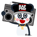 HIP-HOP大好きラッパンダのスタンプだYO
