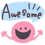 英語のスマイルスタンプ