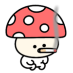 一生やる気が出ない。シュールなミニきのこ