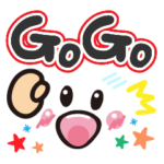 大きな顔文字メッセージ