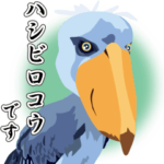 動く!快調ハシビロコウ