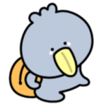 シュールなミニハシビロコウ