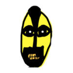 アフリカのクソ怖いお面