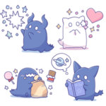 パステルカラーなホシクイスタンプ