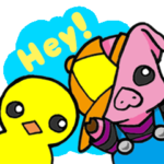 ぶたろーくんとヒヨノコ