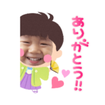 かおるとわたるの七五三スタンプ