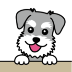 Cute! 動く!シュナウザースタンプ
