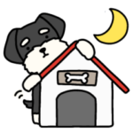 シュナウザーなのです。（黒•グレー）