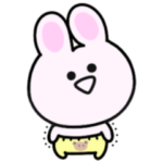 毛糸おぱんつ。シュールなミニうさぎ