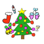 メリークリスマス！スタンプ
