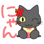 フラにゃん♥ハワイとフラダンスが好きな猫