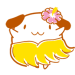 フラダンスの犬