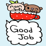 大きい英語スタンプ132