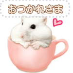 可愛いハムスターたち♥メッセージ