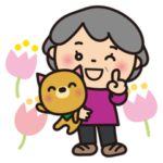 ❤︎ばぁばとわんこ❤︎思いやりスタンプ