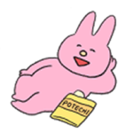 低空飛行うさぎ