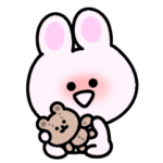 一生すき。動く。シュールなミニうさぎ