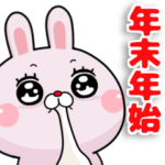 煽りたいうさぎ年末年始.