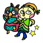 ふくろーさんとみのむーさんの楽しい日常