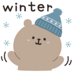 くまのぬいぐるみスタンプ