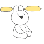 すこぶる動くちびウサギ