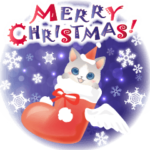 雪が舞う！ふわふわねこの冬&クリスマス！