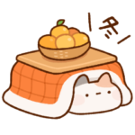 ずんどうネコ（冬ver.）