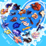 熱帯魚ベタとお友達すたんぷ